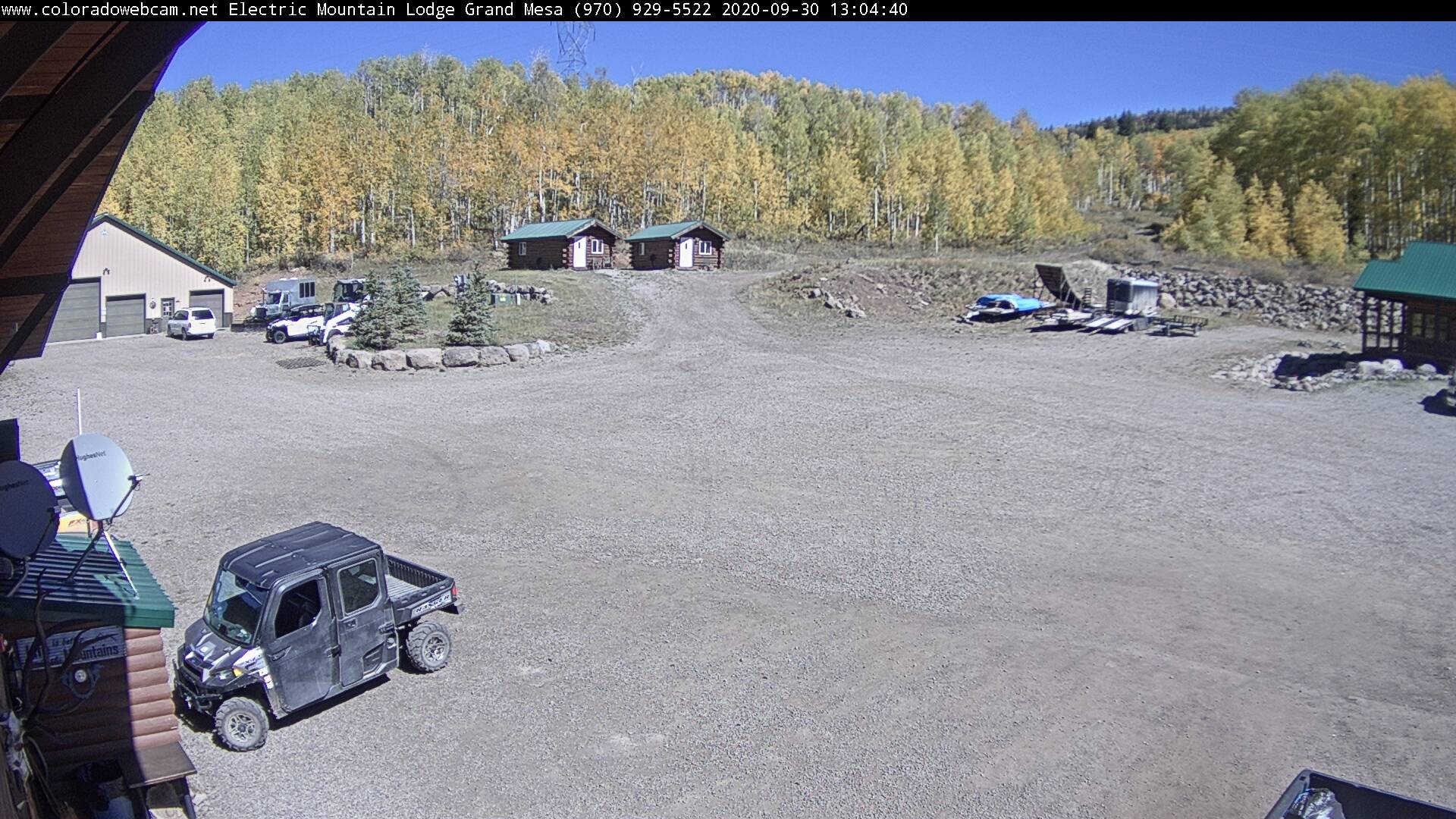 Electric Mountain Lodge Grand Mesa Paonia cam Colorado cam